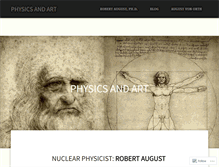 Tablet Screenshot of physics-art.com